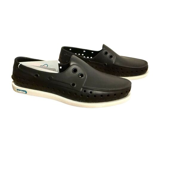 Brand New Native Shoes Howard in Jiffy Black Slip On Youth - Picture 4 of 11